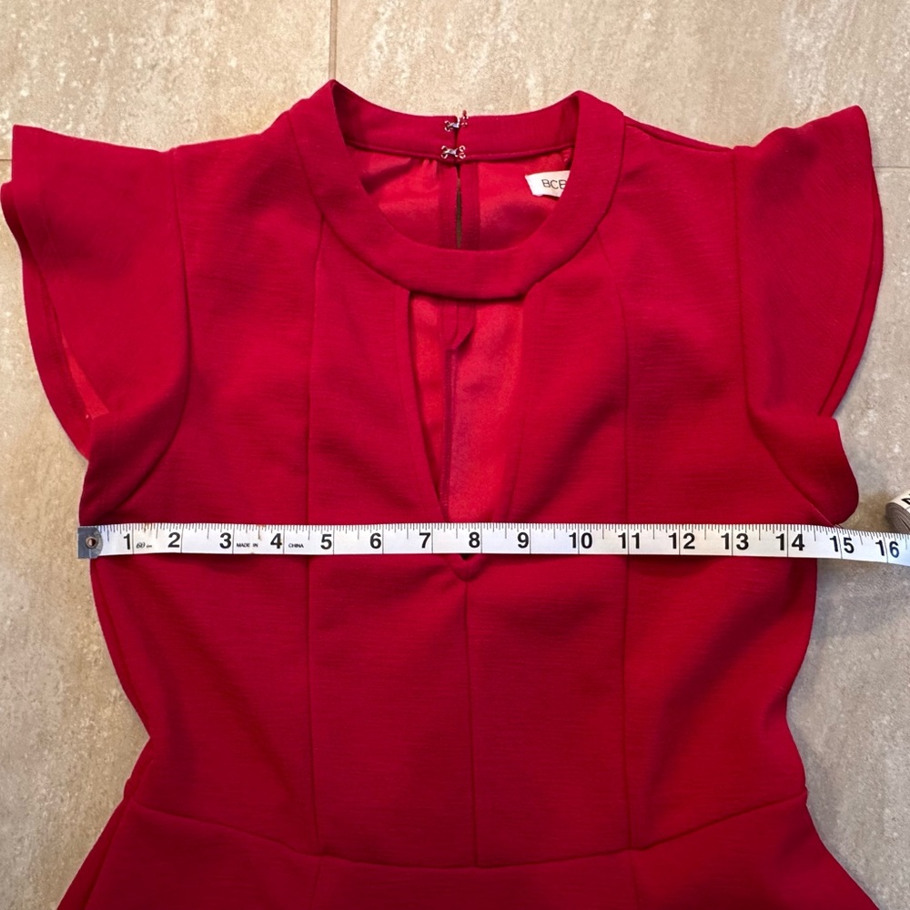 S - BCBGeneration Red Dress - Picture 15 of 15